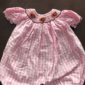 Smocked thanksgiving jumper